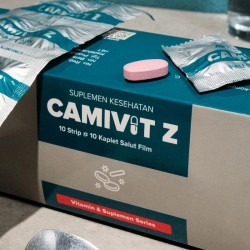 CAMIVIT Z MULTIVITAMIN MINERAL ZINC ISI 10 KAPLET
